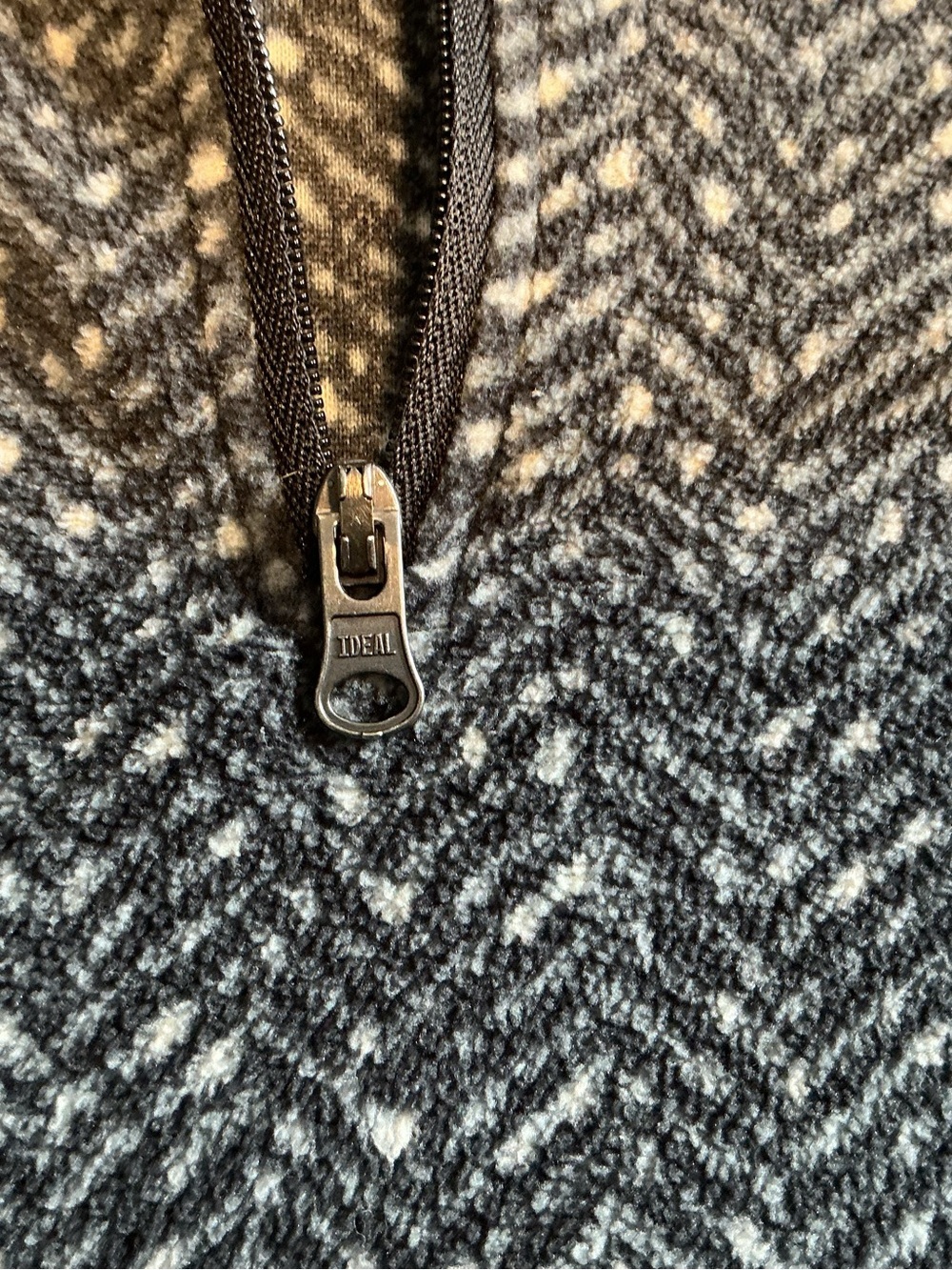 Women’s Heather Gray Half-Zip fleece Pullover - Picture 7 of 13